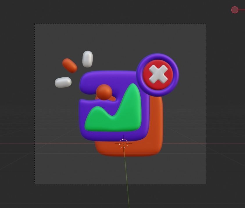 Empty State 3d Illustration  Icon Pack 3D model_82