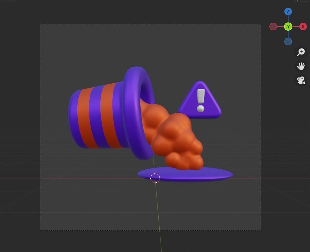 Empty State 3d Illustration  Icon Pack 3D model_73