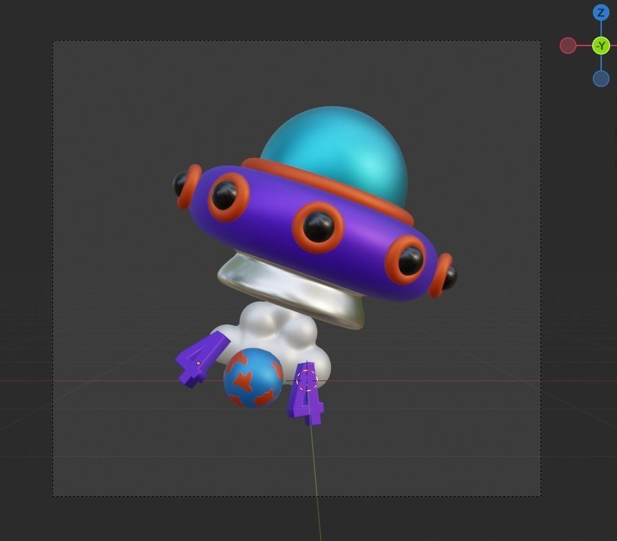 Empty State 3d Illustration  Icon Pack 3D model_91