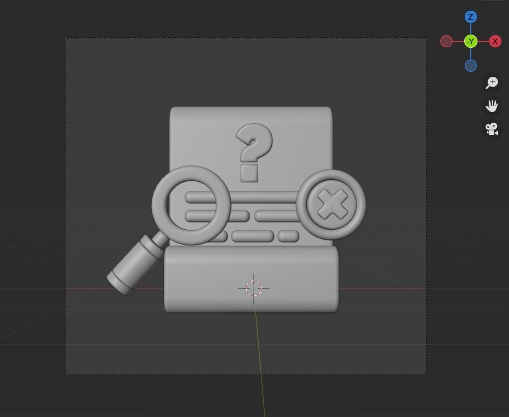 Empty State 3d Illustration  Icon Pack 3D model_68