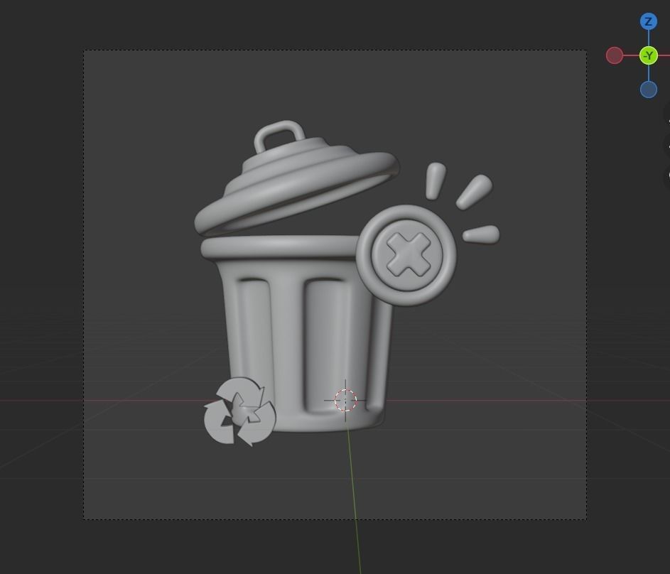 Empty State 3d Illustration  Icon Pack 3D model_92