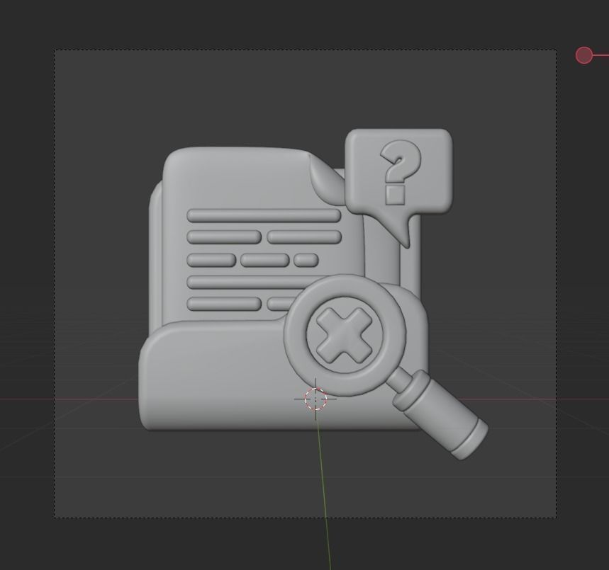 Empty State 3d Illustration  Icon Pack 3D model_24