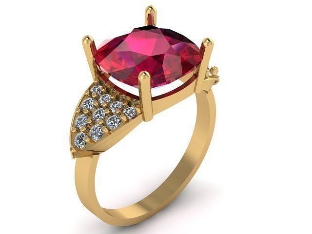 Luxury Wedding ring 3d Printable Model 3D print model