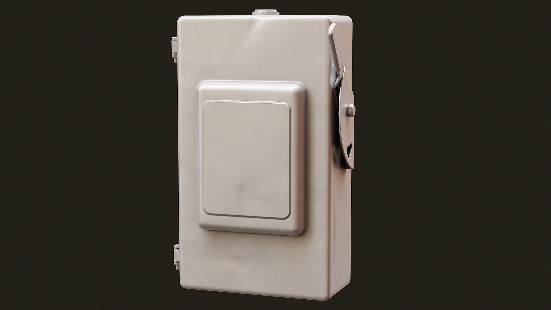 Low Poly PBR Fuse Box Low-poly 3D model_12