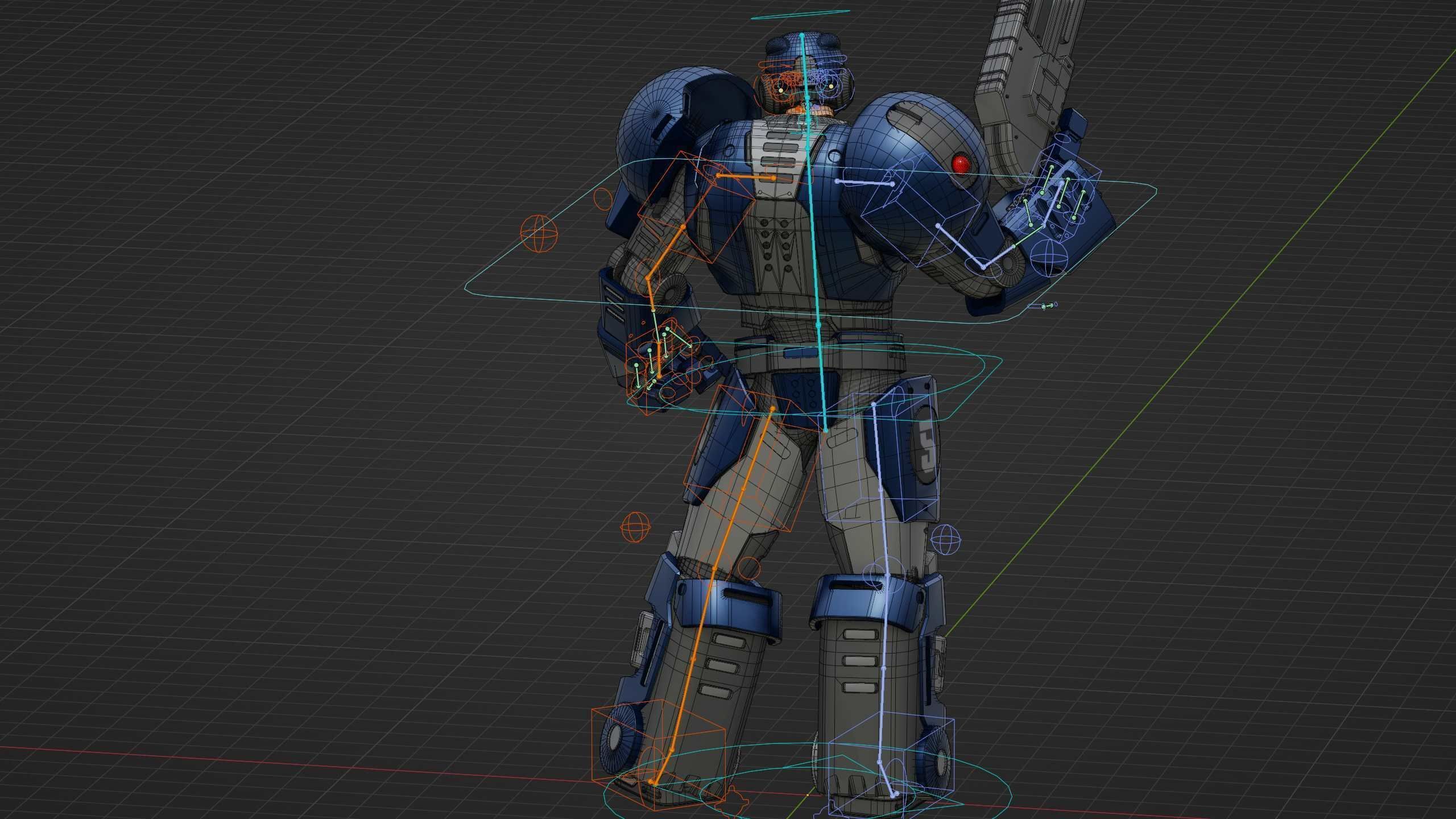 CYBER COP C-200 Rigged for Unreal Engine - Unity - MIXAMO 3D model_38