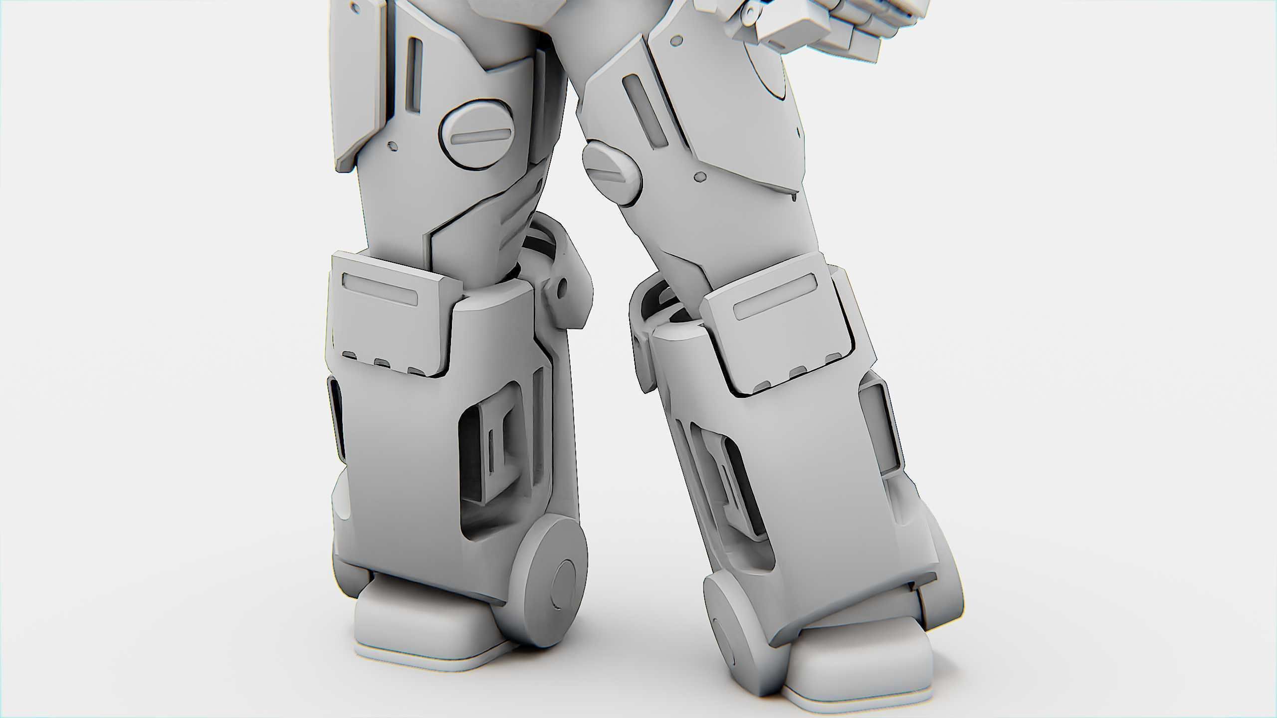 CYBER COP C-200 Rigged for Unreal Engine - Unity - MIXAMO 3D model_35