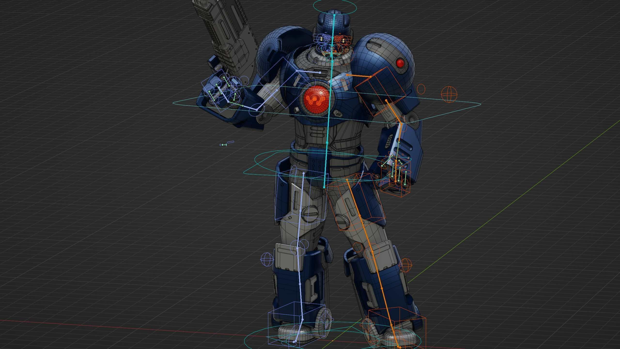 CYBER COP C-200 Rigged for Unreal Engine - Unity - MIXAMO 3D model_37