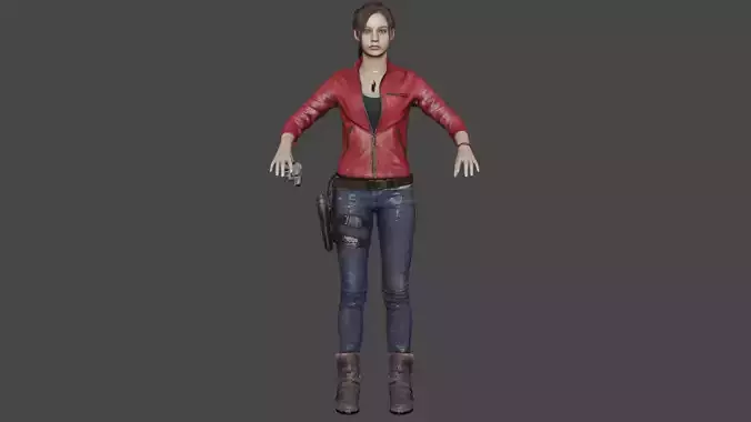 Claire Redfield 3D model
