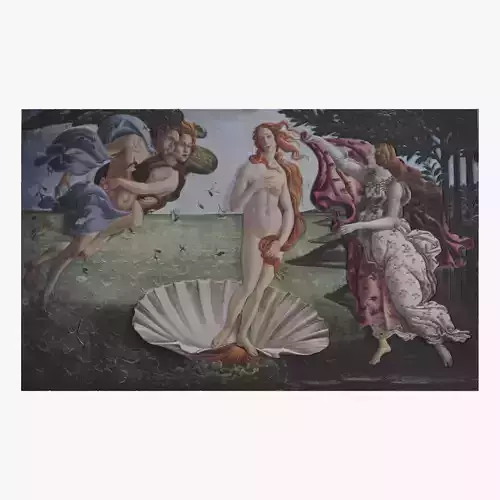 BIRTH OF VENUS by SANDRO BOTICELLI for 3D printing 3D