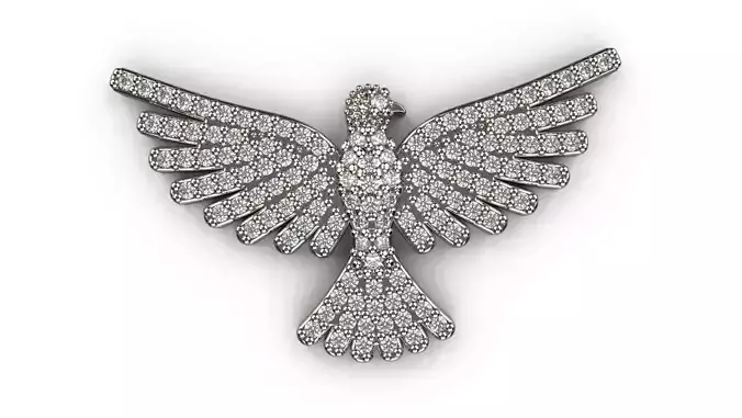 Bird Shape Pendant 3D print model