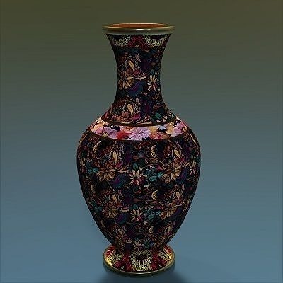 Medieval Flower Vase 2 Low-poly 3D model