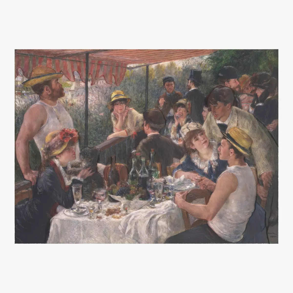 LUNCHEON OF THE BOATING PARTY by RENOIR for 3D printing 3D print model