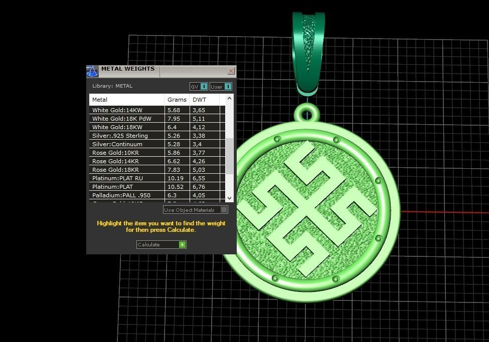 Bogovnik  pendant Slavic amulet Fern flower 1230 3D print model_6