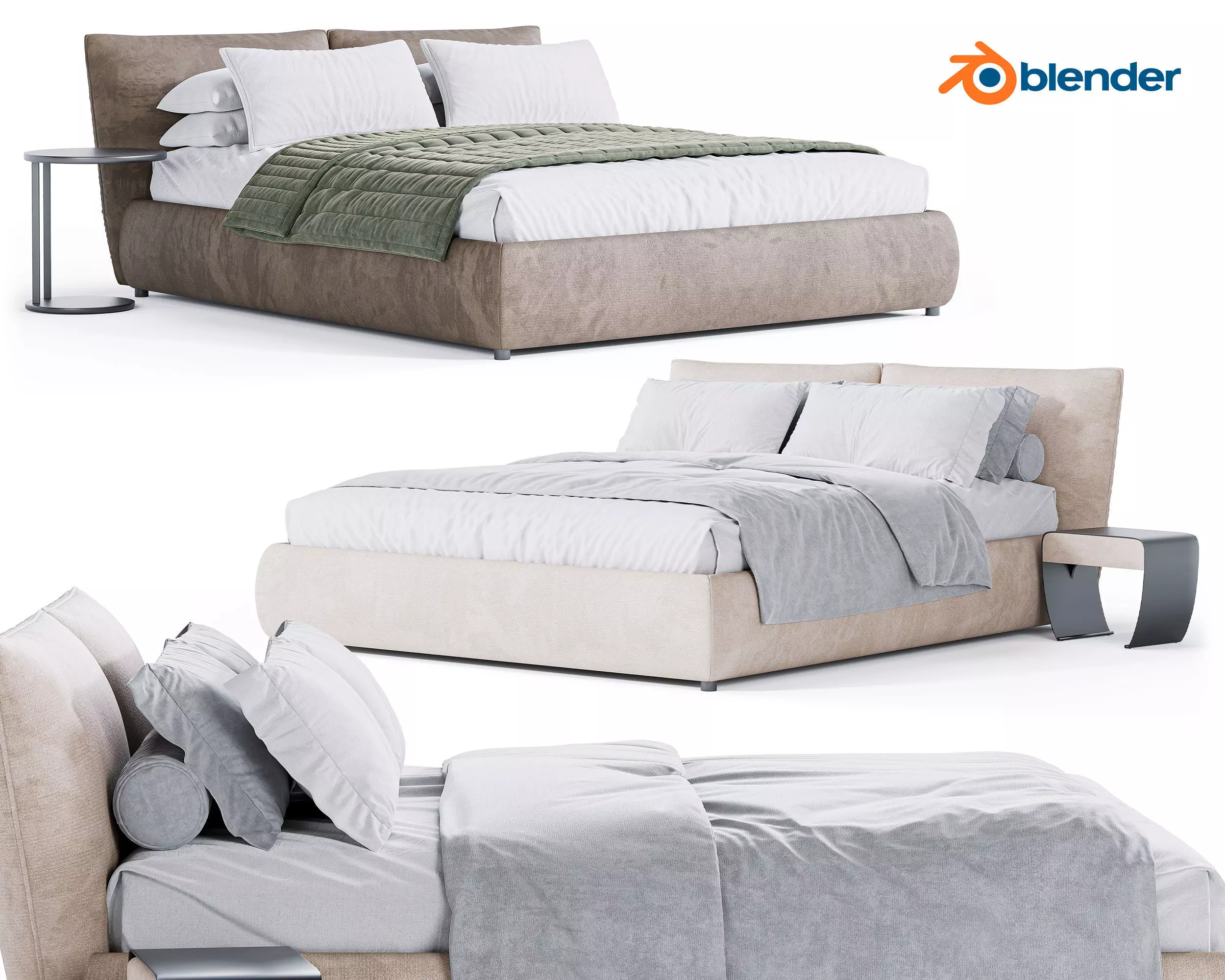 Astoria Bed 3D model