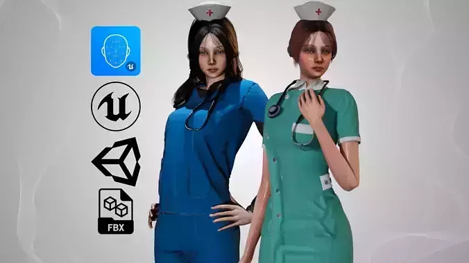 Realistic Nurse - GameReady