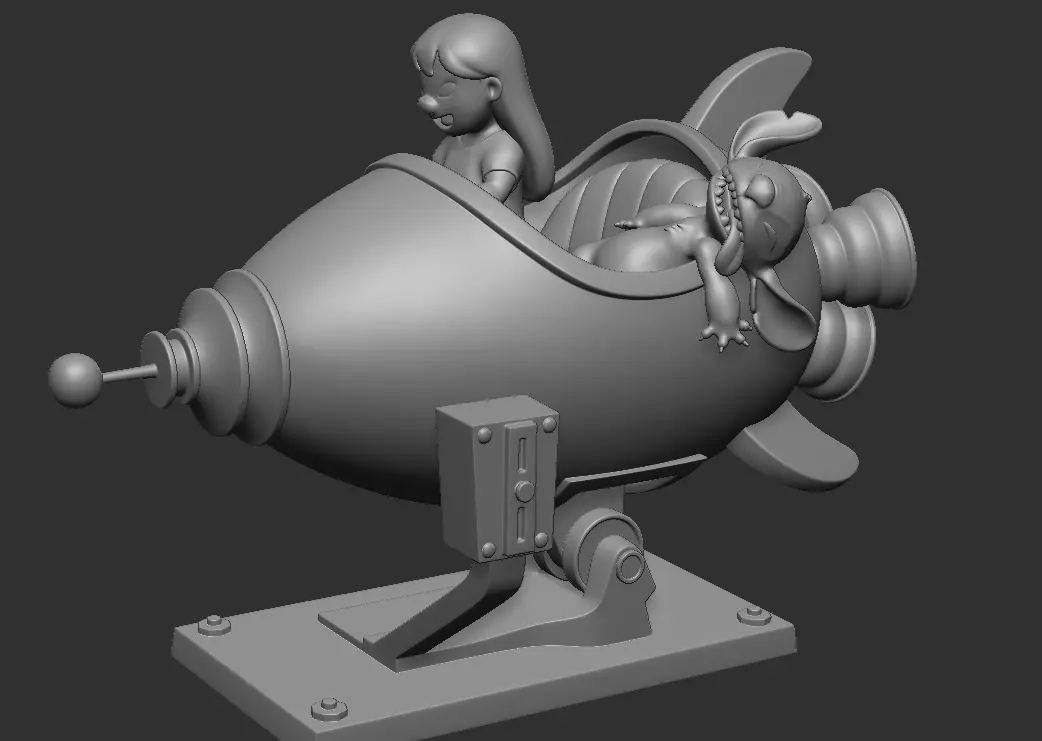 Lilo and Stitch 3D print model