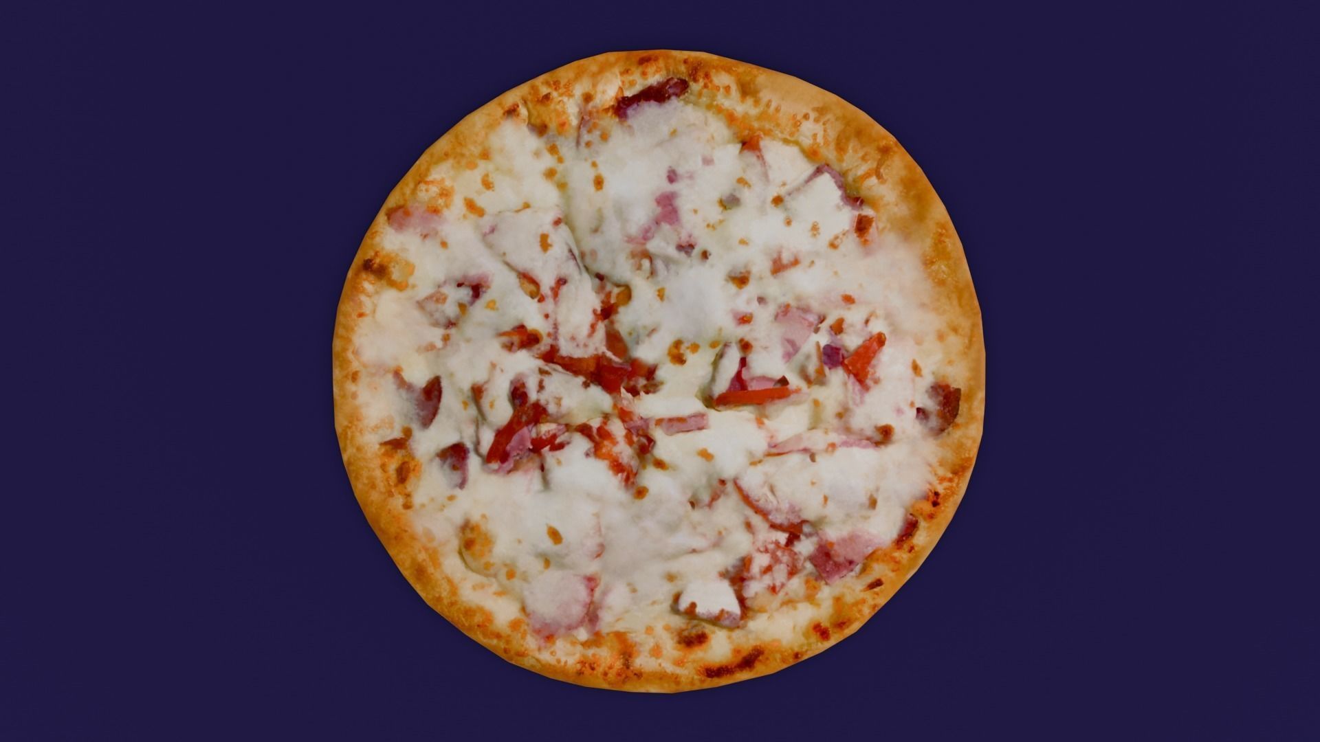 Pizza 3D Model Low-poly 3D model_18