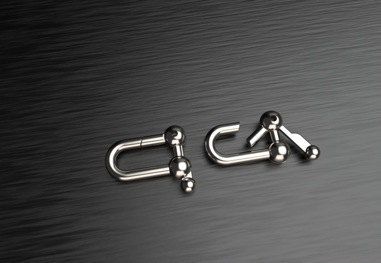 Tiffany Lock System Sizes Pack 7-9-11 3D print model_8