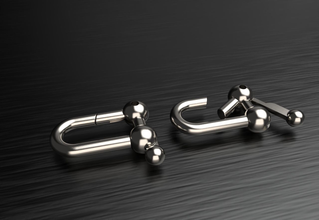 Tiffany Lock System Sizes Pack 7-9-11 3D print model_9