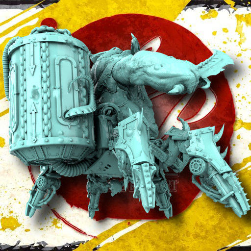 Pestilent Demon Drider  3D print model_4