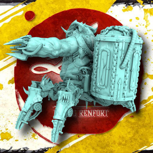 Pestilent Demon Drider  3D print model_5