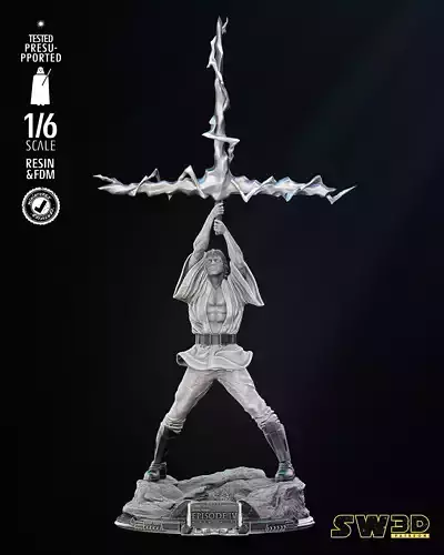 STAR WARS Luke New Hope Sculpture 3D print model