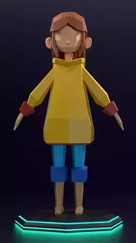 Low Poly Girl