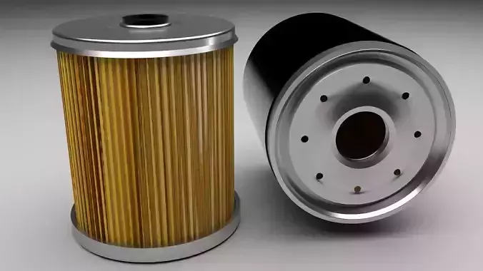 Car Oil Filters 3D model