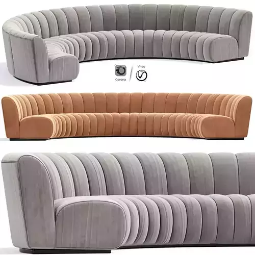 Infinity 28  Piece Upholstered Sectional Sofa