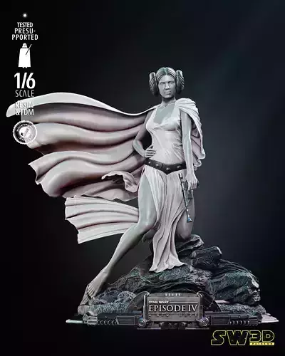 STAR WARS Leia New Hope Sculpture