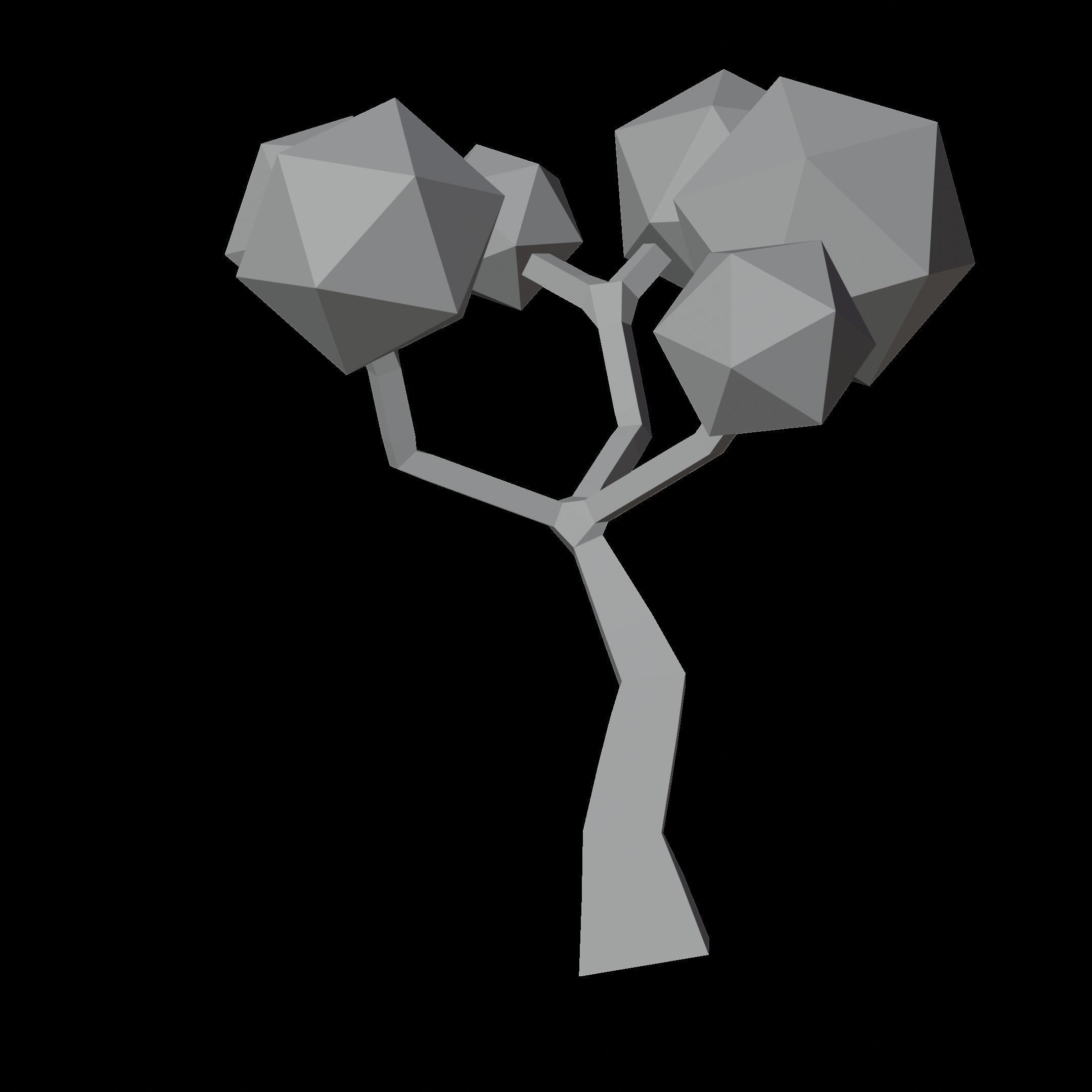 Low Poly Tree Low-poly 3D model_1
