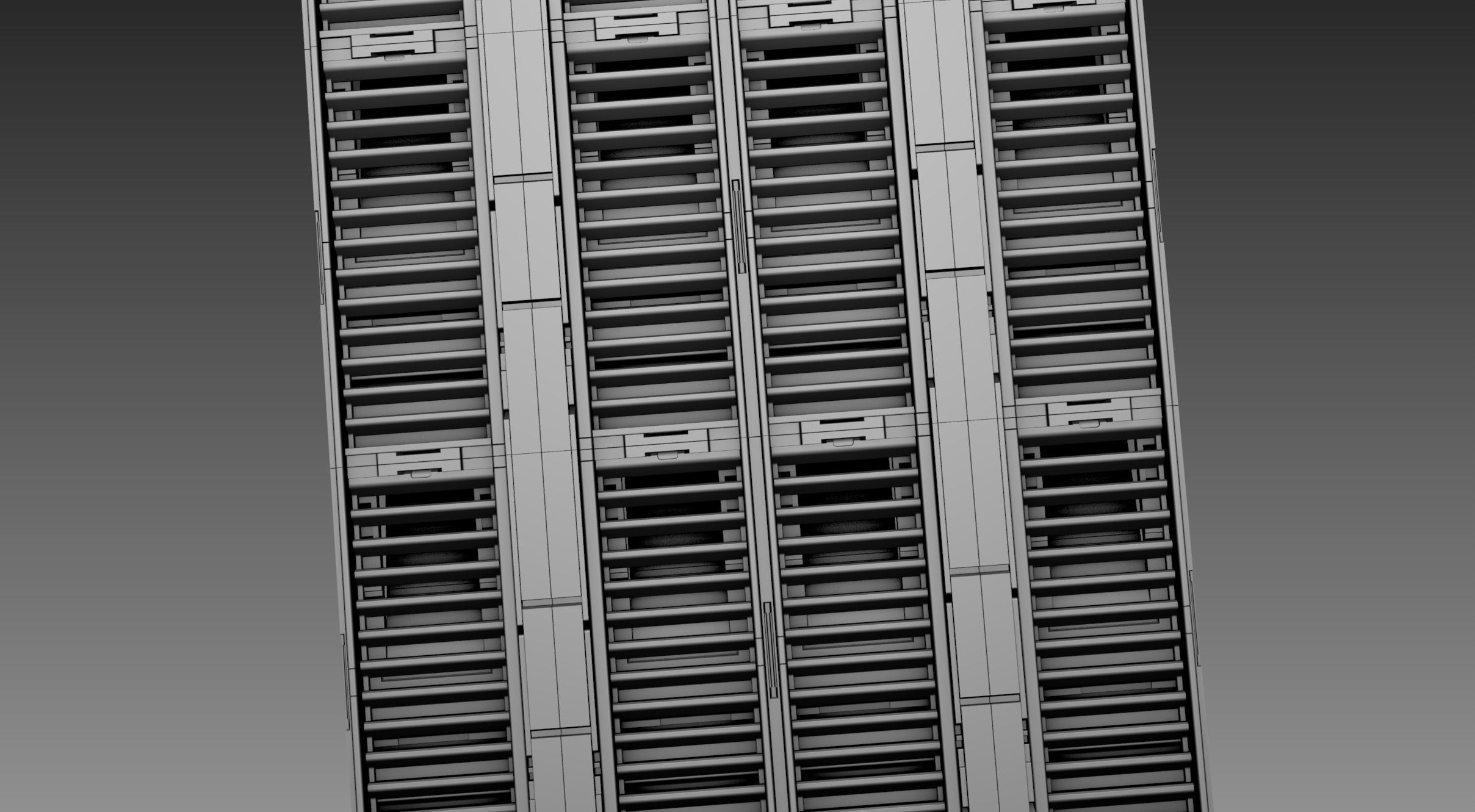 Three SciFi panel Modules    Batch two 3D model_9