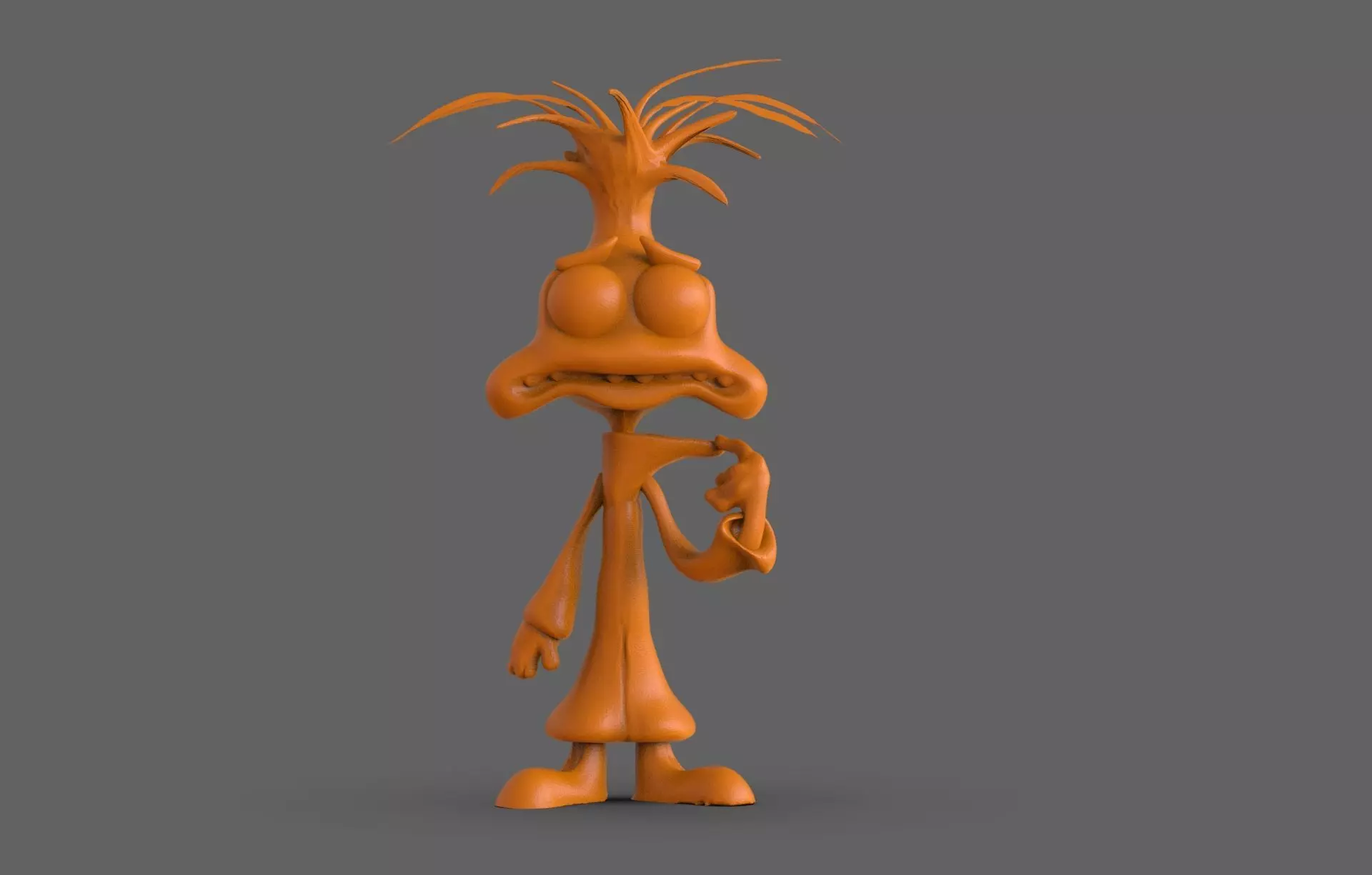 Anxiety Figurine 3D print model_0