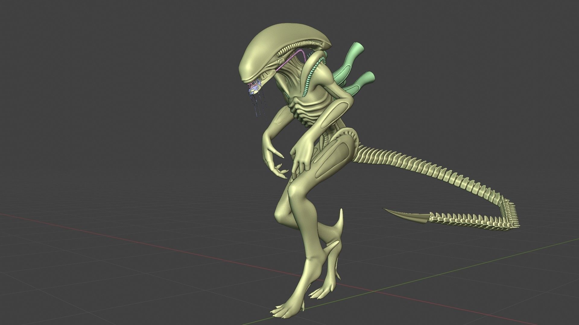 Alien - Xenomorph 3D model_10