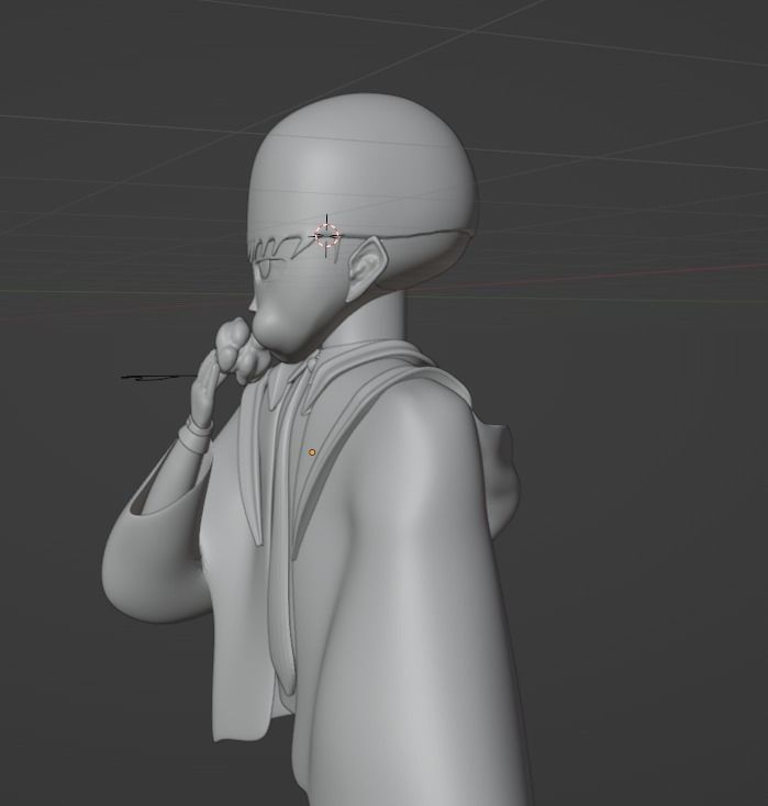 mashle figure  3D print model_1