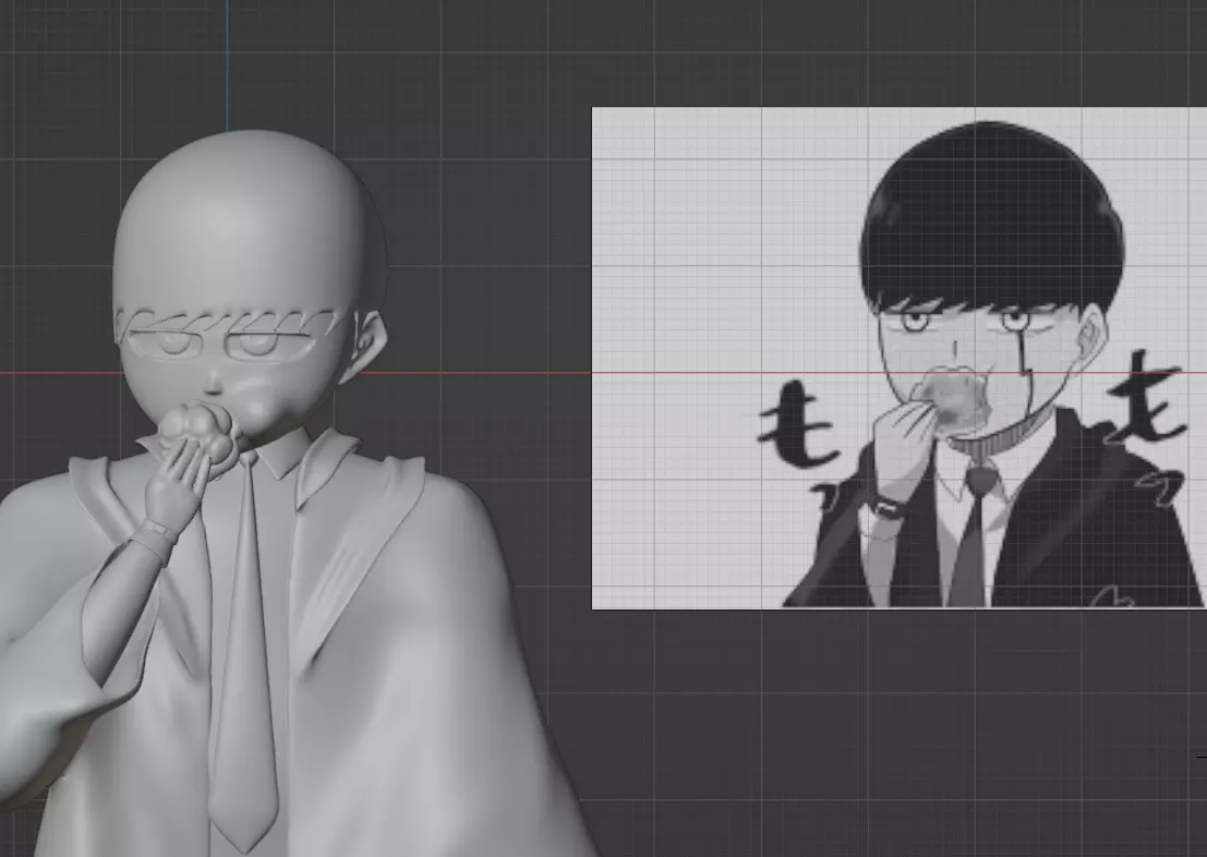 mashle figure  3D print model_0