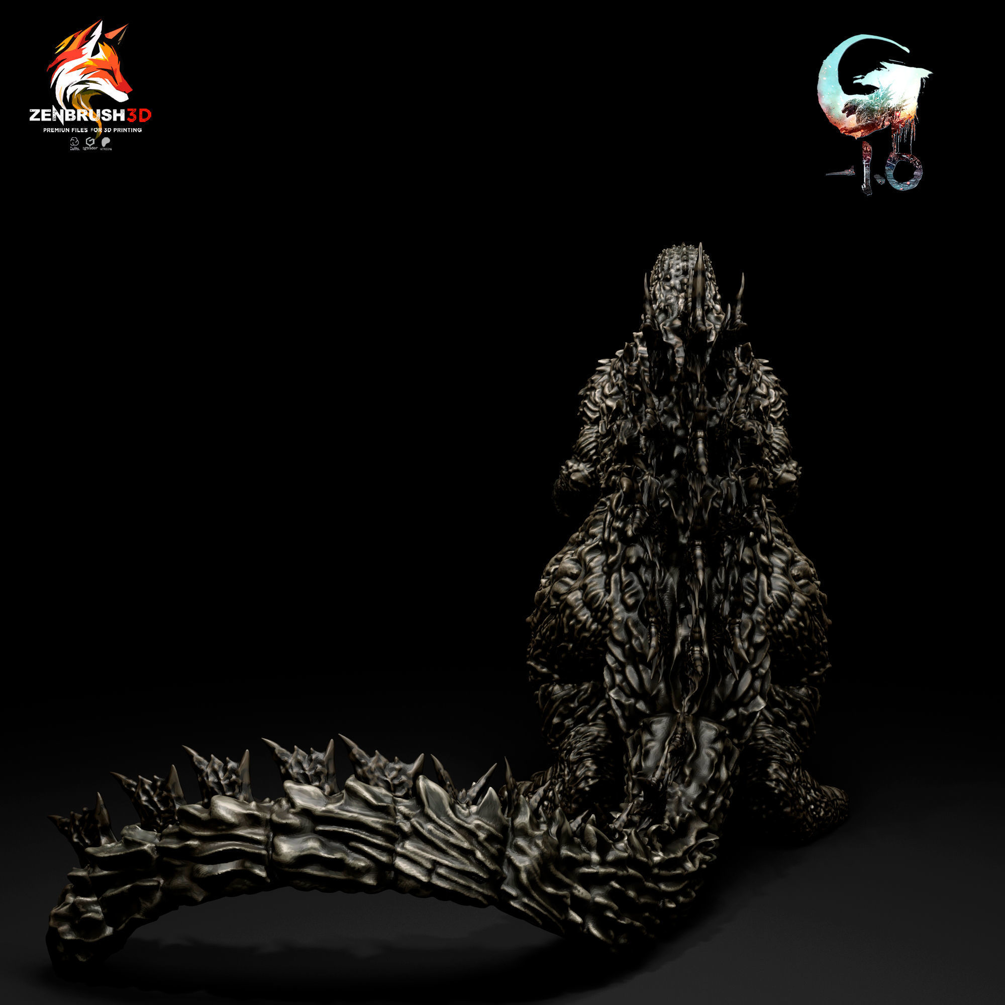 GODZILLA - MINUS ONE 3D PRINTING 3D print model_1