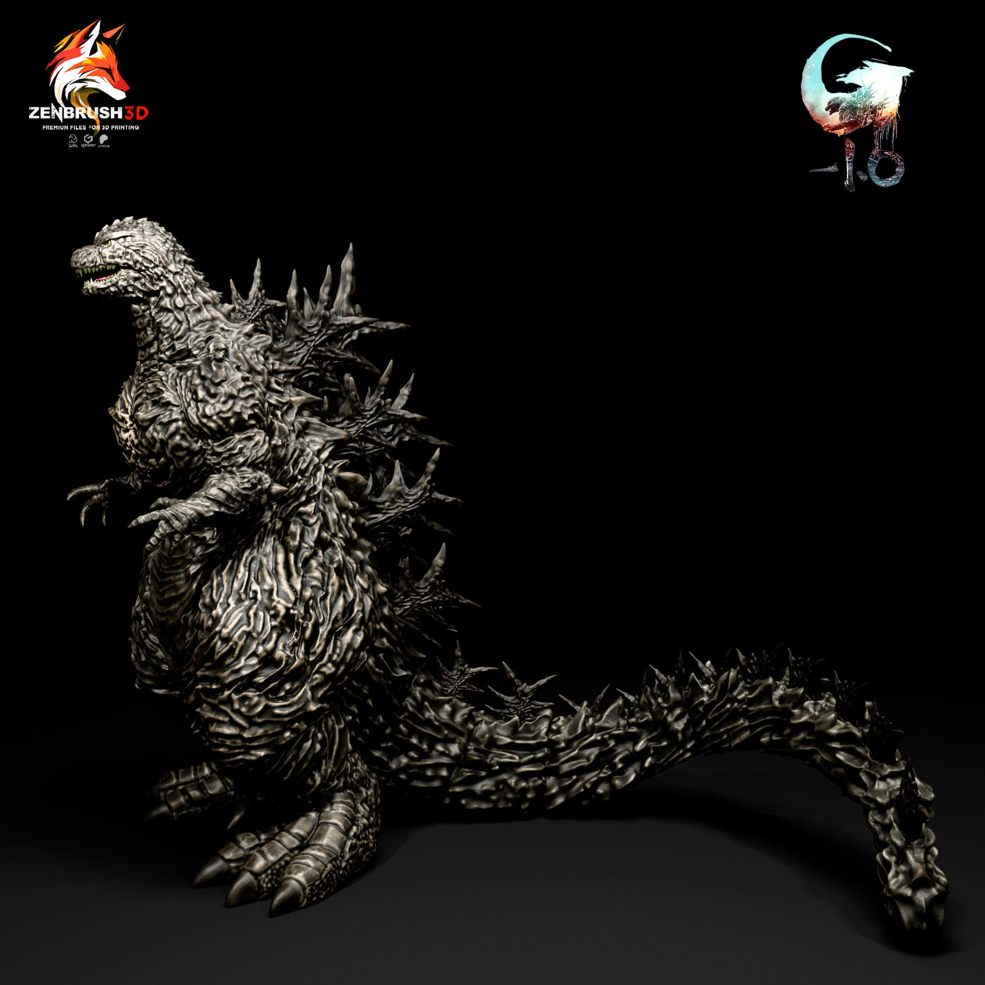 GODZILLA - MINUS ONE 3D PRINTING 3D print model_2