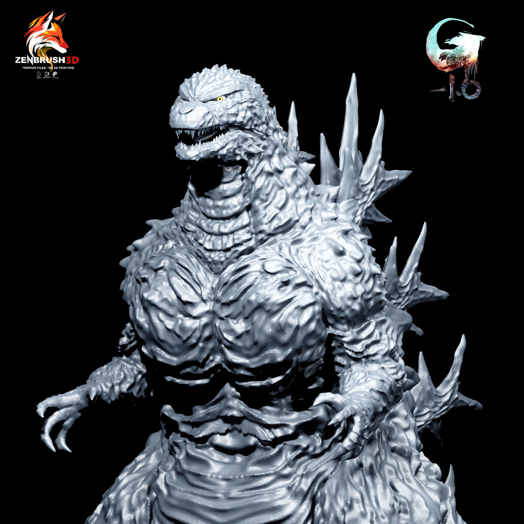 GODZILLA - MINUS ONE 3D PRINTING 3D print model_7