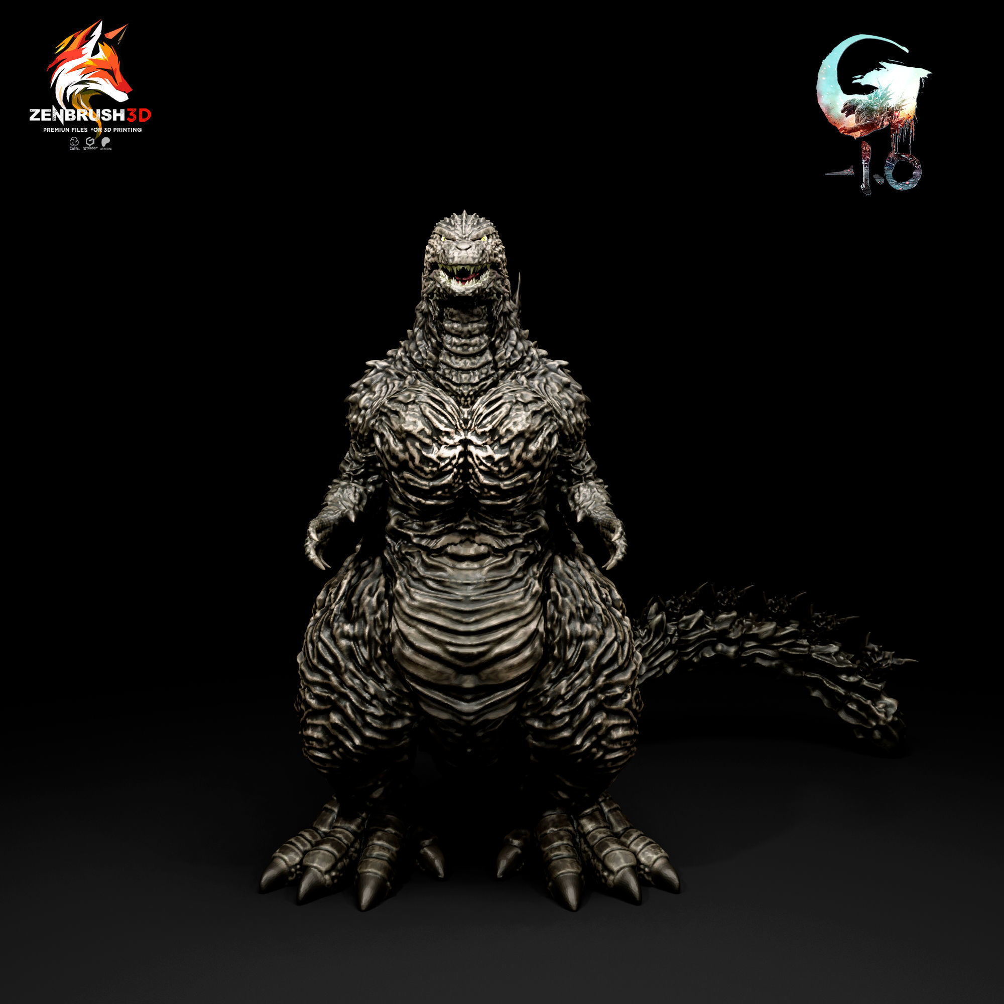 GODZILLA - MINUS ONE 3D PRINTING 3D print model_3