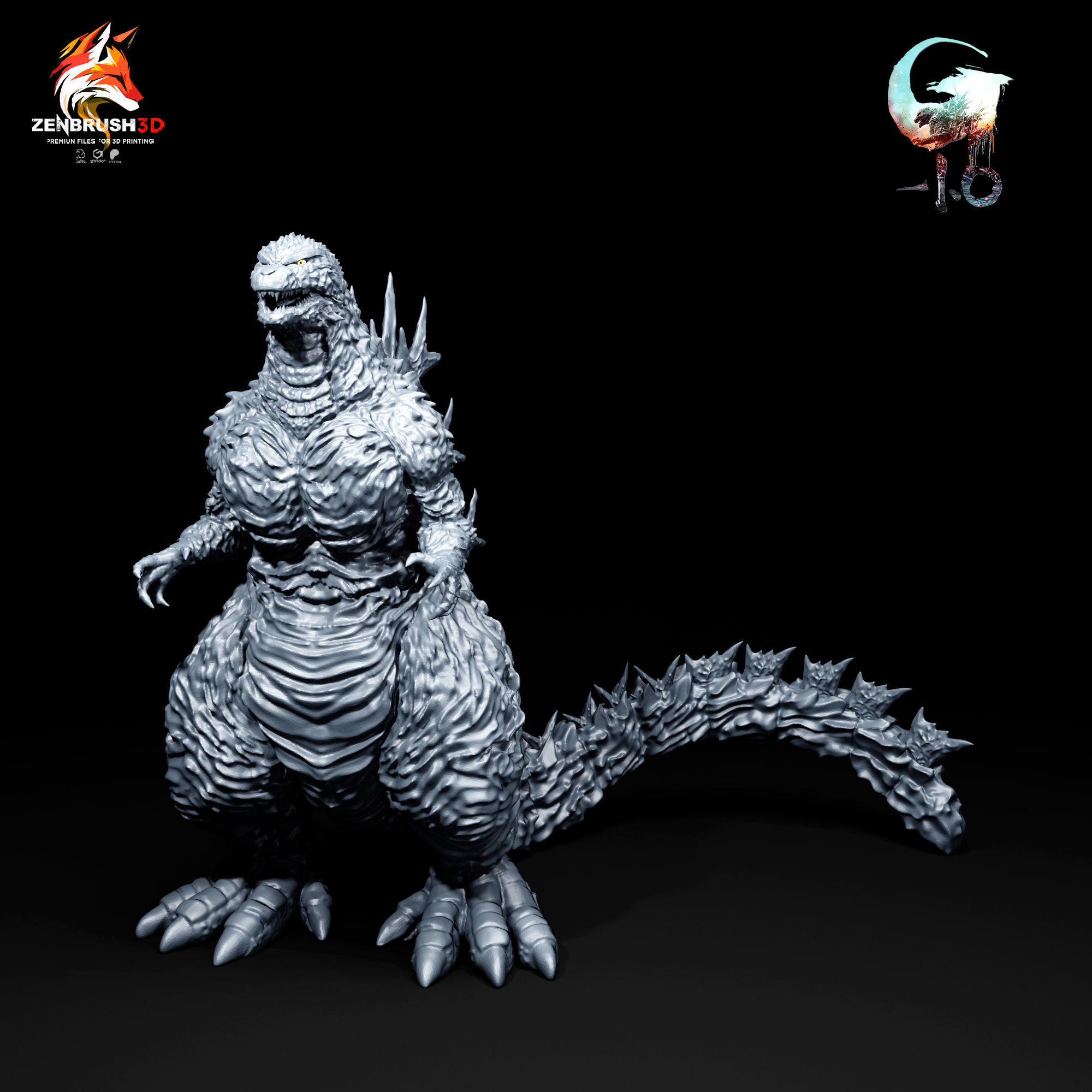 GODZILLA - MINUS ONE 3D PRINTING 3D print model_4