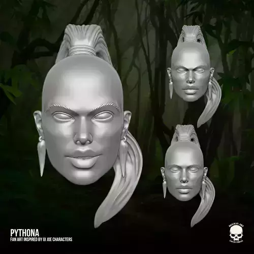 Pythona GI Joe Fan Art kit 3D printable File For Action Figures