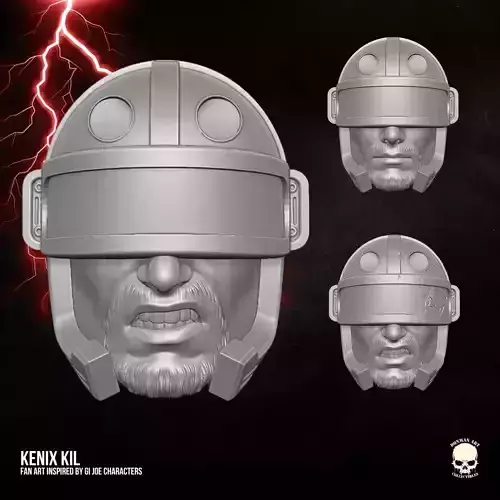 Kenix Kil Star Wars fan art 3D printable For Action Figures 
