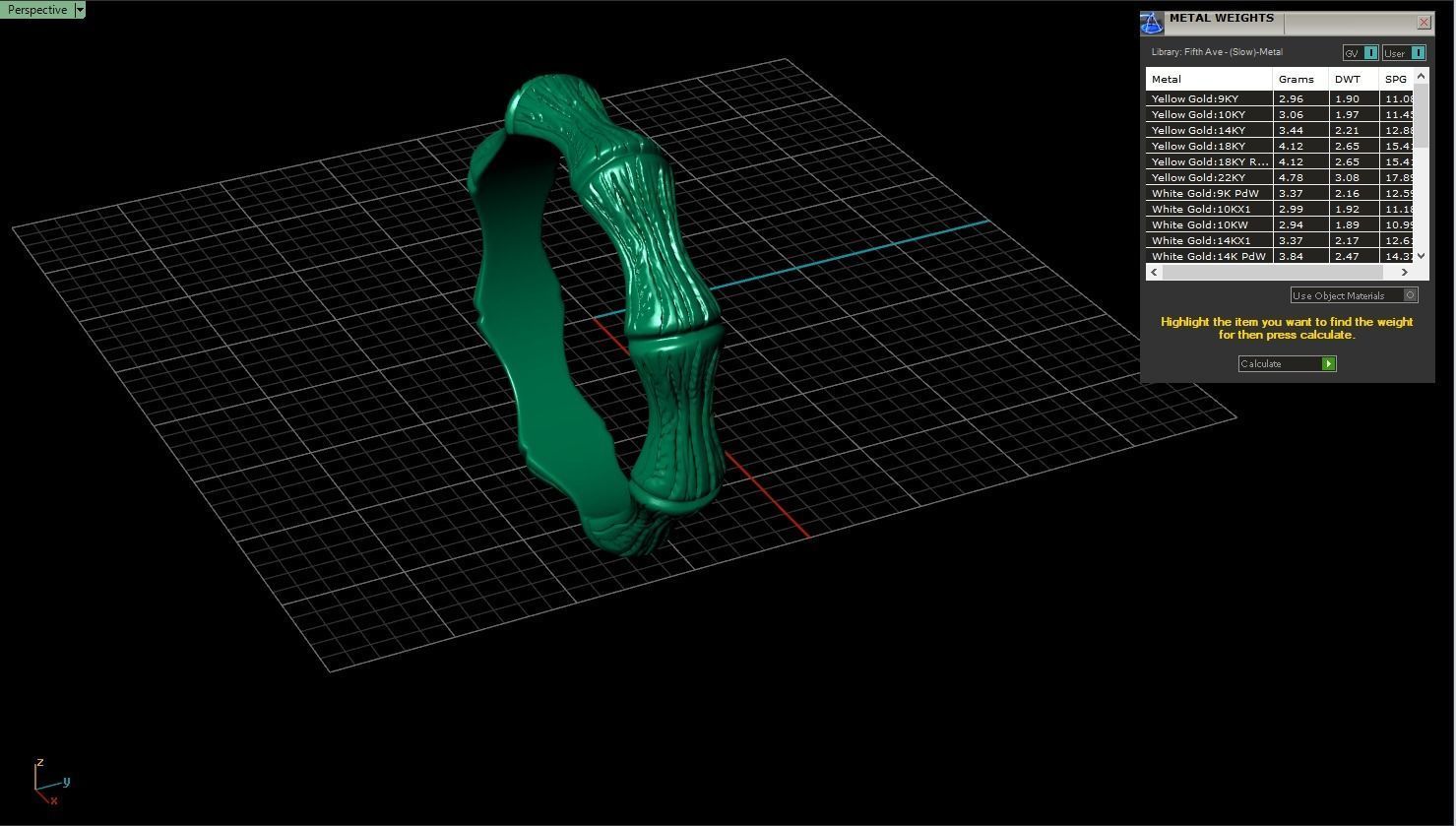 Bamboo textured ring model 849 3D print model_4