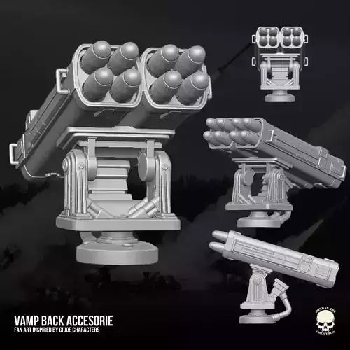 Vamp Accesories GI Joe Fan Art kit 3D printable File