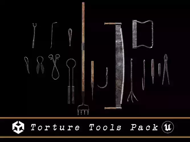 Torture Tools Pack 3D Model Collection