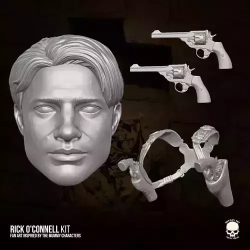 Rick O connell The Mummy fan art 3D printable For Action Figures