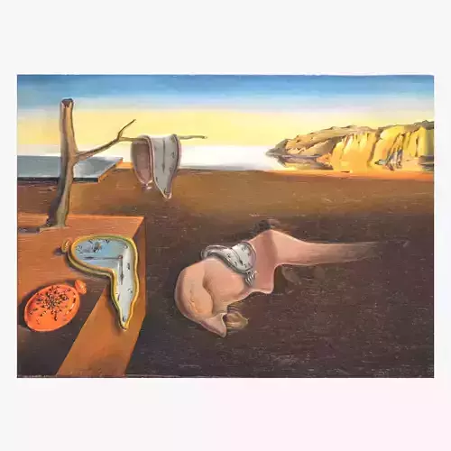 THE PERSISTENCE OF MEMORY by SALVADOR DALI for 3D printing 