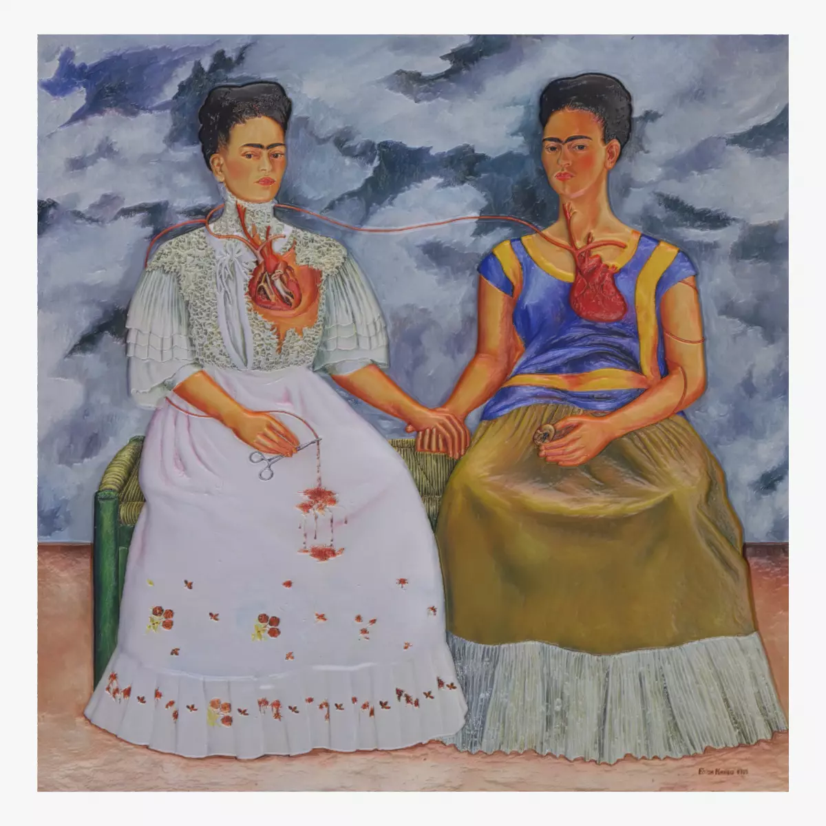 THE TWO FRIDAS by FRIDA KAHLO for 3D printing 3D print model