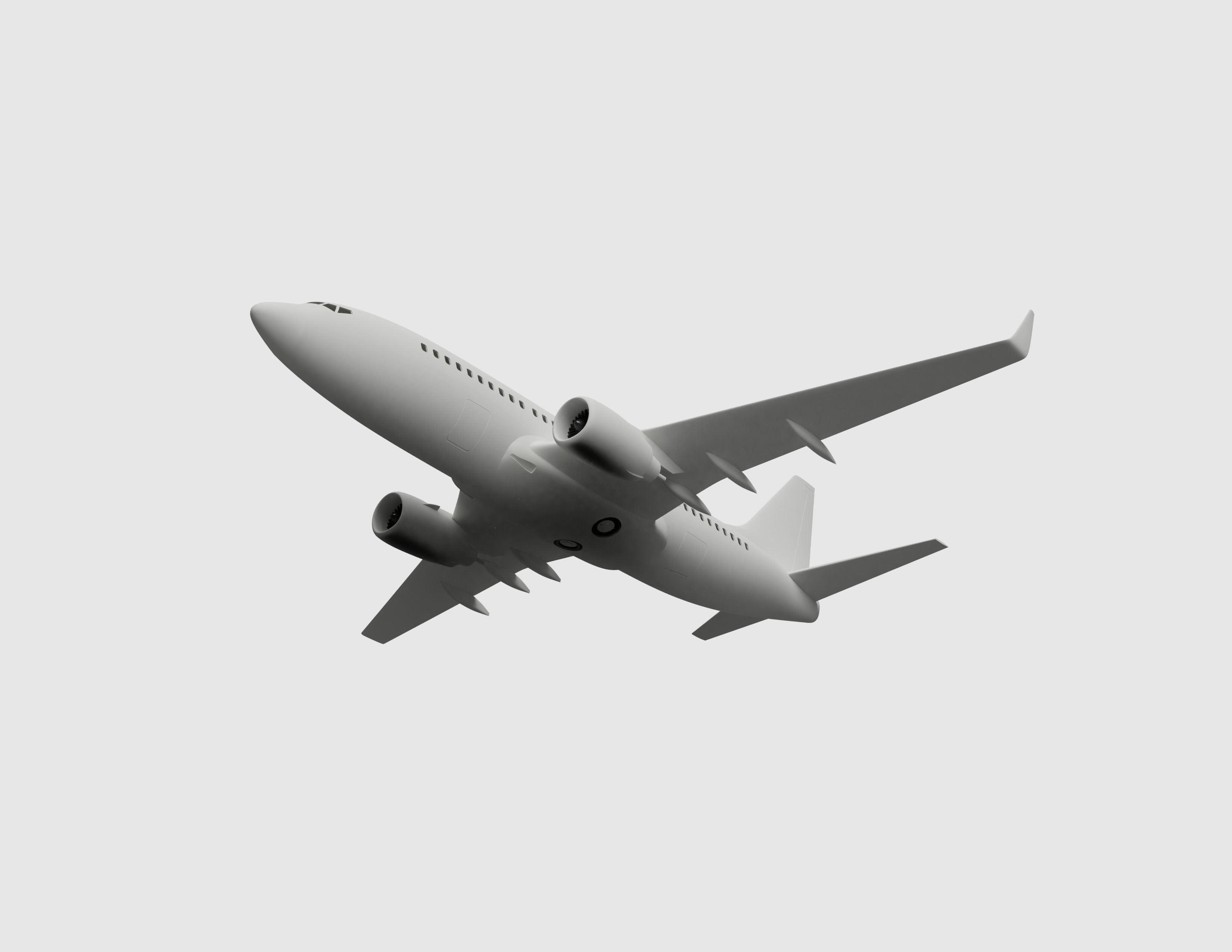 3D printable Boeing 737-700 3D print model_8